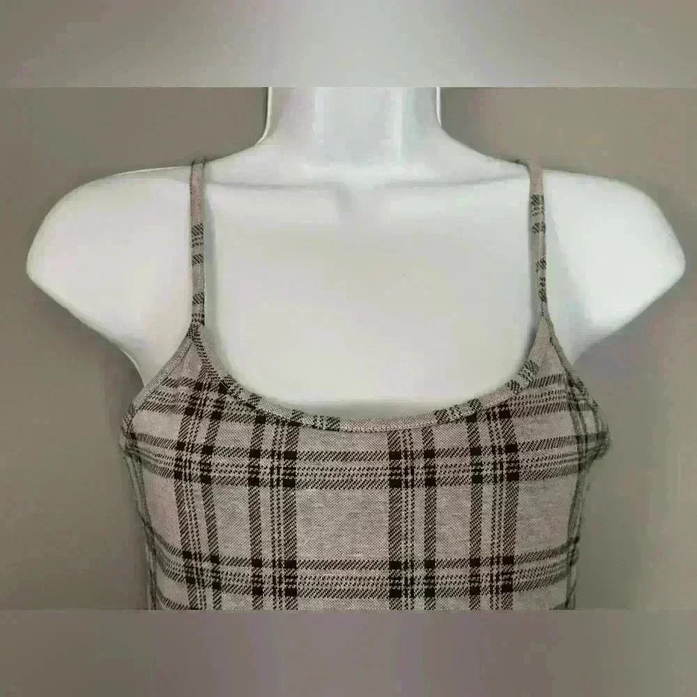 Popular21 Plaid Bodycon Dress (403)
